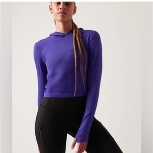 New with tags Athleta flurry seamless hoodie